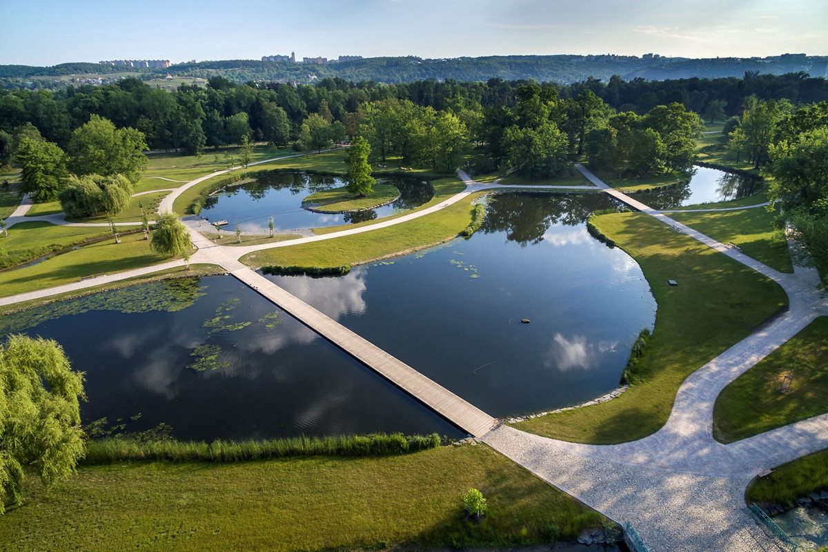 Stromovka Park is one of the parks in Prague